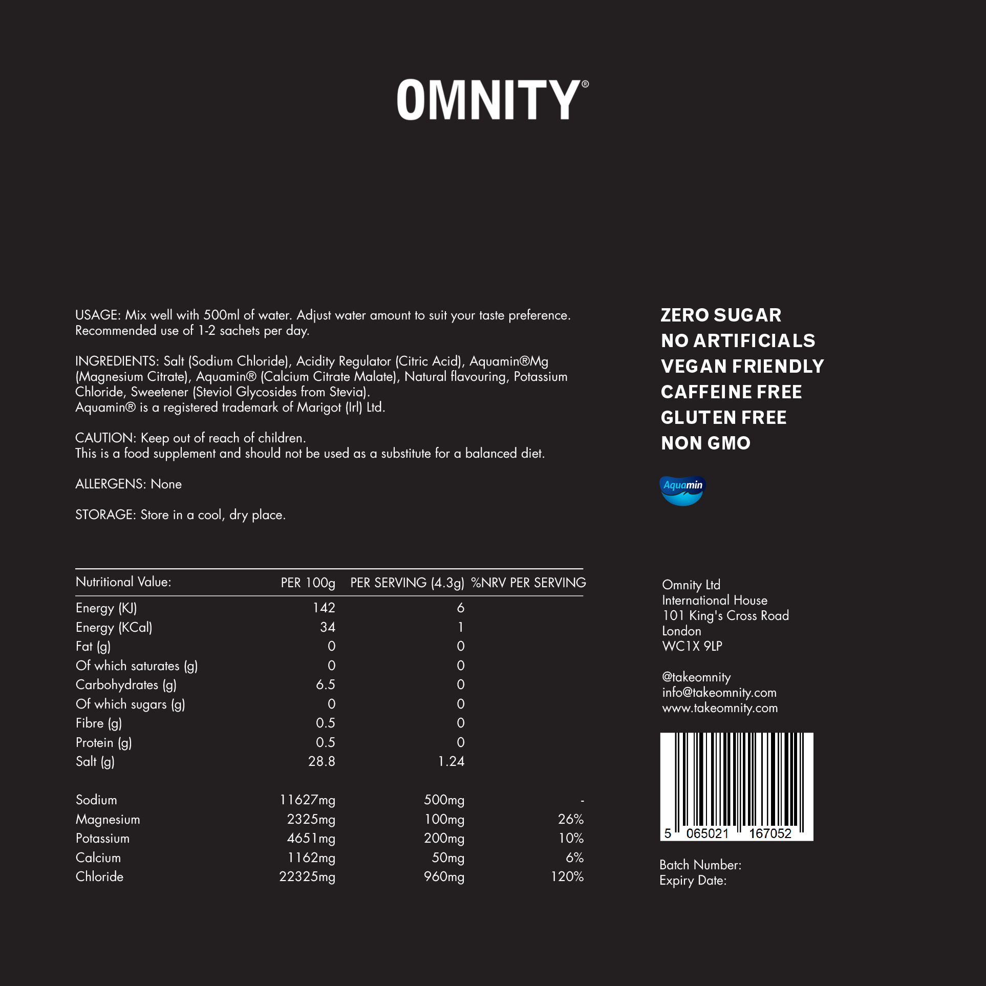 Electrolyte Hydration Sachets (30 Pack) - Black Cherry