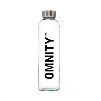 Large Glass Bottle (Black Wordmark) - 750ml
